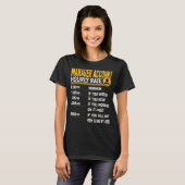 Account Manager-account beheer op uurbasis T-shirt (Voorkant volledig)