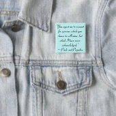 Account voor Adviezen Jane Austen Quote Vierkante Button 5,1 Cm (In situ)