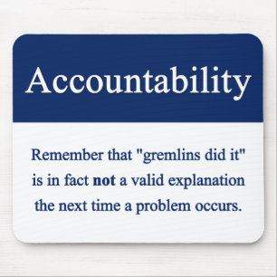 Accountability Mousepad Muismat