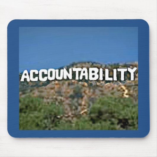 Accountability Mousepad Muismat (Voorkant)