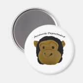 Accountafdeling. Funny Gifts voor werkenden Magneet (Voorkant / Achterkant)