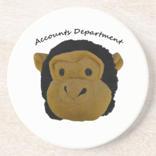 Accountafdeling. Funny Gifts voor werkenden Zandsteen Onderzetter