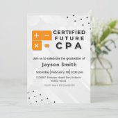 Accountancy Afstuderen Kaart (Staand voorkant)