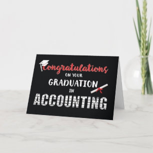 Accountancy Afstuderen Van Ons Beiden Gefeliciteer Kaart