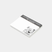 Accountancy Services Cartoon Thema personaliseren Post-it® Notes (Schuin)