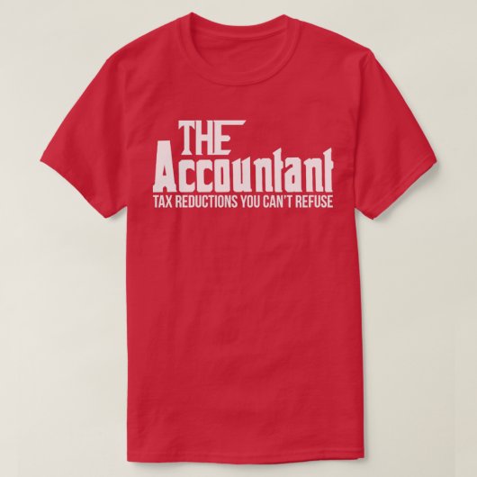 Accountant 1 t-shirt (Design voorkant)