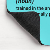 Accountant aan het werk: houd het grappig muismat (Hoek)