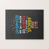 Accountant Abacus was mijn favoriete Speelgoed Legpuzzel (Horizontaal)