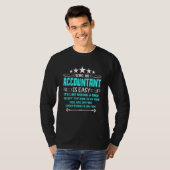 Accountant accountant accountant 26 t-shirt (Voorkant volledig)