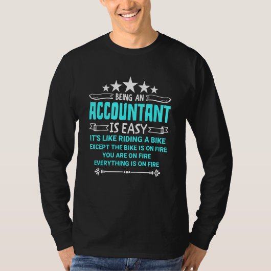 Accountant accountant accountant 26 t-shirt (Voorkant)