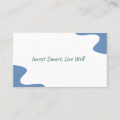 Accountant/accountant/boekhouder/Visitekaartje Visitekaartje (Achterkant)