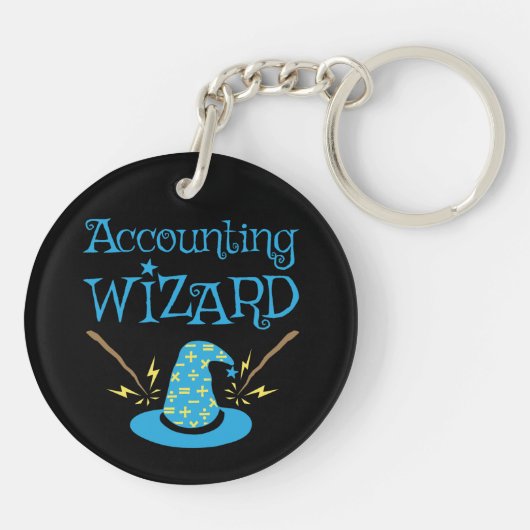 Accountant: Accountant Sleutelhanger (Achterkant)