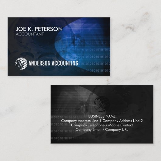 Accountant Accounting Finance  Visitekaartje (Voorkant / Achterkant)