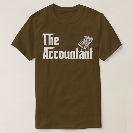 Accountant Accounting Gift Funny Accountant T-shirt (Design voorkant)
