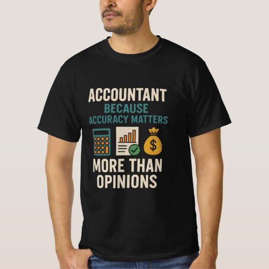 Accountant Accuracy T-shirt (Voorkant)