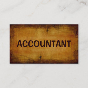 Accountant Antiek Visitekaartje