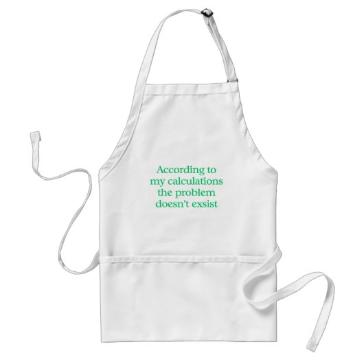 Accountant Apron Standaard Schort (Voorkant)