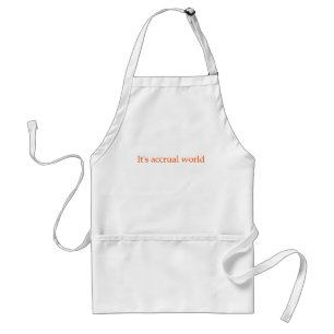 Accountant Apron Standaard Schort