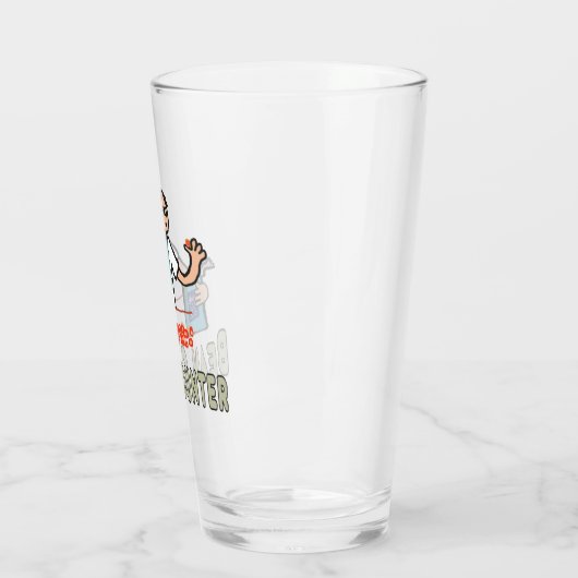 Accountant Bean Counter Glas (Links)
