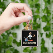 Accountant Bean Counter Sleutelhanger (Hand)