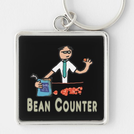 Accountant Bean Counter Sleutelhanger (Voorkant)