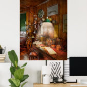 Accountant: belastingseizoen opnieuw poster (Thuiskantoor)