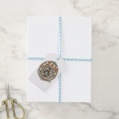 Accountant Belastingtijd Kat Accountant Belastingt Cadeaulabel (Met Touw)