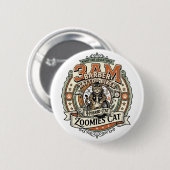 Accountant Belastingtijd Kat Accountant Belastingt Ronde Button 5,7 Cm (Voorkant /achterkant)