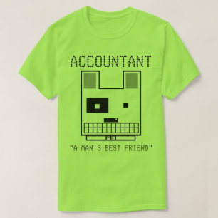 "Accountant: Best Friend" T-Shirt van een Man