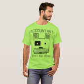"Accountant: Best Friend" T-Shirt van een Man (Voorkant volledig)