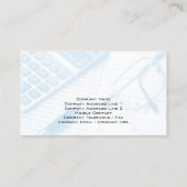 Accountant Boekhouding Calculator Visitekaartje (Achterkant)