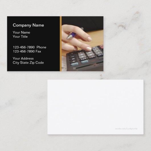 Accountant Business Services Visitekaartje (Voorkant / Achterkant)