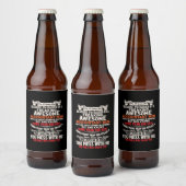 Accountant cadeau | Geweldige accountant moeder Bier Etiket (Flessen)