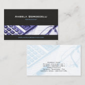 Accountant Calculator Boekhouding Financiën Visitekaartje (Voorkant / Achterkant)