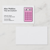 Accountant calculator visitekaartje (Voorkant / Achterkant)
