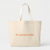 Accountant Canvas tas (Voorkant)