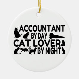 Accountant Cat Lover Keramisch Ornament