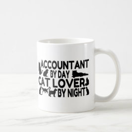 Accountant Cat Lover Koffiemok