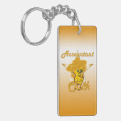 Accountant Chick #10 Sleutelhanger (Voorkant Links)