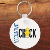 Accountant Chick Sleutelhanger (Voorkant)