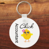 Accountant Chick Sleutelhanger (Voorkant)