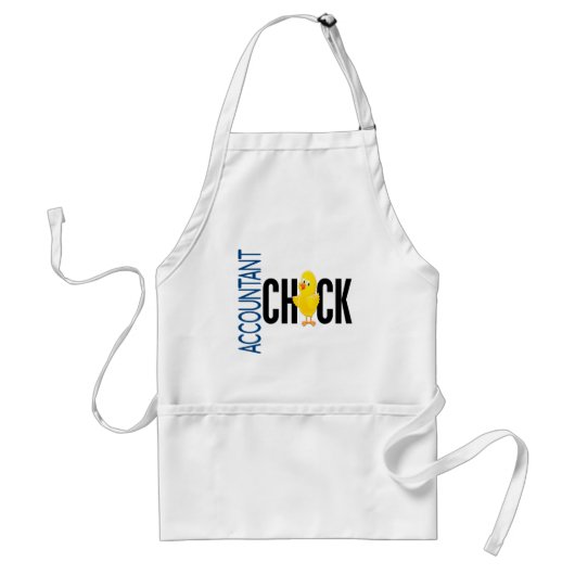 Accountant Chick Standaard Schort (Voorkant)
