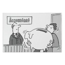 Accountant client met gigantische spaarbank