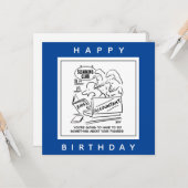 Accountant controleert de boeken in een slanke clu kaart (Voorkant / Achterkant in situ)