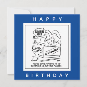 Accountant controleert de boeken in een slanke clu kaart