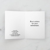 Accountant CPA 6 Accountant grapt grappig pensioen Kaart (Binnen)