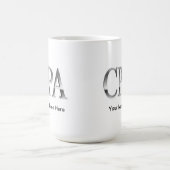 Accountant CPA Accounting Coffee Travel Mug Koffiemok (Center)