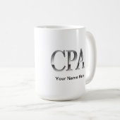 Accountant CPA Accounting Coffee Travel Mug Koffiemok (Voorkant rechts)
