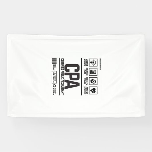 accountant-CPA-certificering Spandoek (Horizontaal)