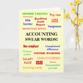 Accountant CPA examen Pass Gefeliciteerd Joke Kaart (Gele Bloem)